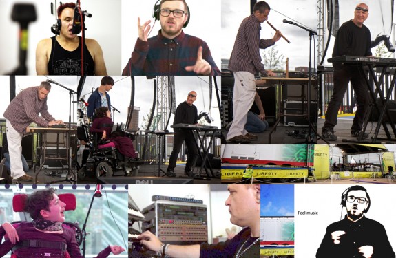 Sonic Vistas at Liberty Festival - a compilation image of the artists involved