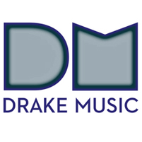 Image: internal glow version of Drake Music logo