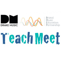Image: Drake Music, Bristol Music Education Partnership and Teachmeet logos