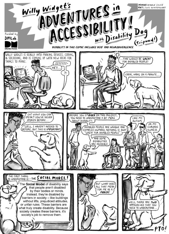 Disability Dog Comic Page 1 of 2